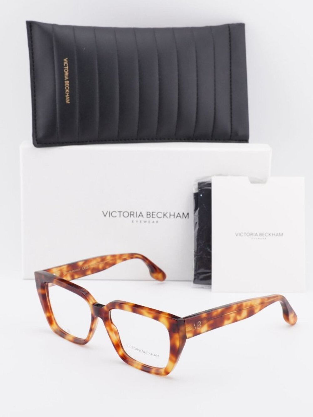 Victoria Beckham VB2648 222 Square Eyeglasses 54mm - Havana